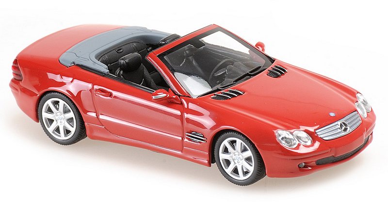 Mercedes SL-Class (R230) 2001 (Red)  'Maxichamps' Edition by minichamps