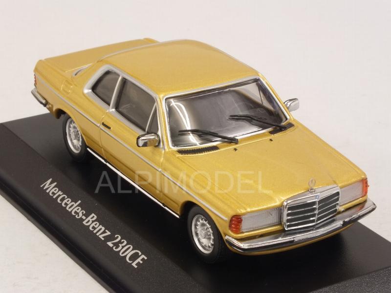 Mercedes 230 CE (W123) 1976 (Gold Metallic)  'Maxichamps' Edition - minichamps