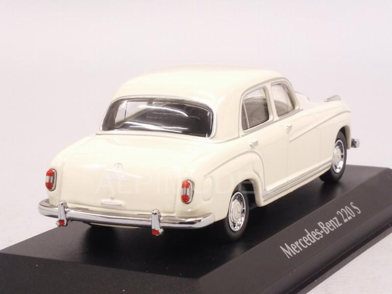 Mercedes 220S 1956 (White) - minichamps