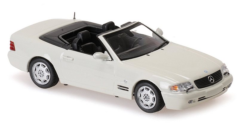 Mercedes SL-Class (R129) 1999 (White) 'Maxichamps' Edition by minichamps