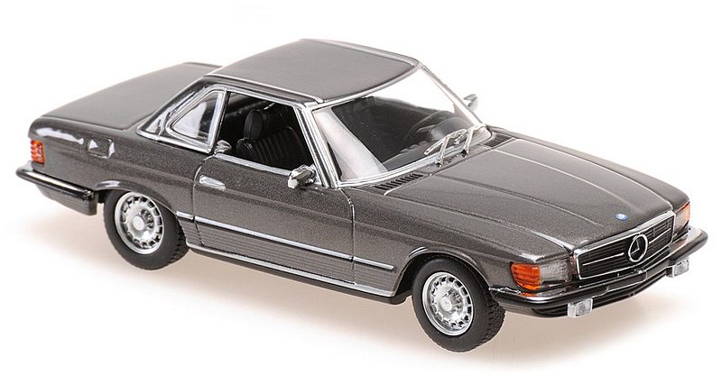 Mercedes 350 SL Cabriolet Hardtop (R107) 1974 (Grey Metallic)  'Maxichamps' Edition by minichamps