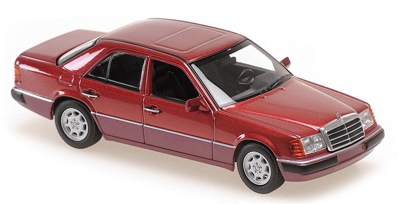 Mercedes 230E 1991 (Dark Red Metallic)  'Maxichamps' Edition by minichamps