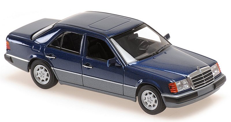 Mercedes 230E 1991 (Dark Blue Metallic)  'Maxichamps' Edition by minichamps