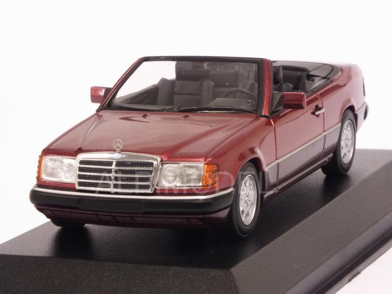 Mercedes 300 CE-24 Cabriolet 1991 (Red Metallic) 'Maxichamps' Edition by minichamps