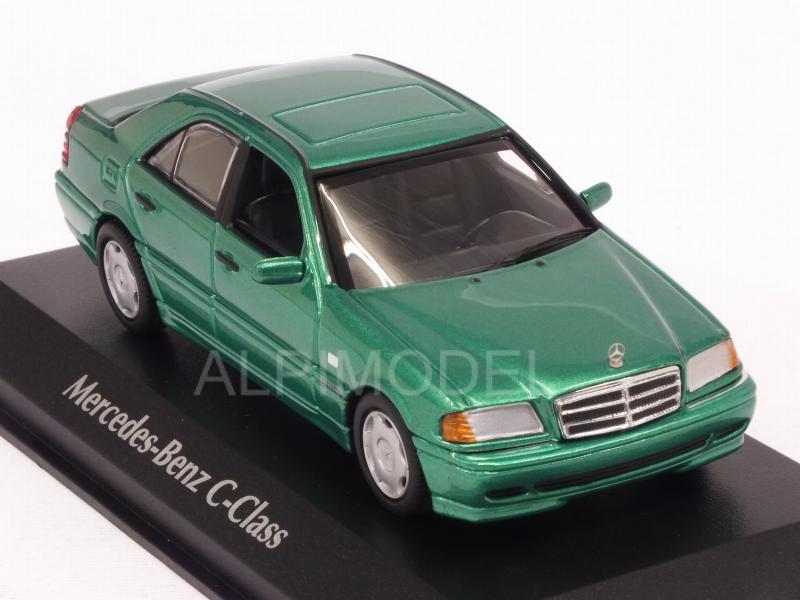 Mercedes C-Class 1997 (Green Metallic)  'Maxichamps' Edition - minichamps