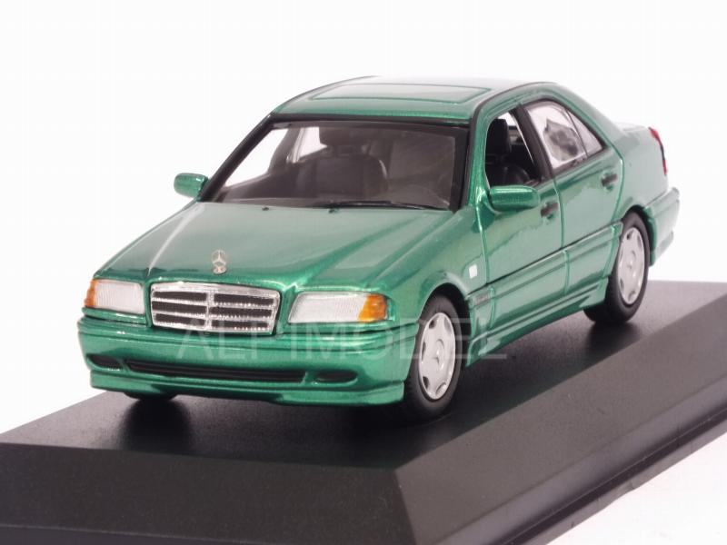 Mercedes C-Class 1997 (Green Metallic)  'Maxichamps' Edition by minichamps