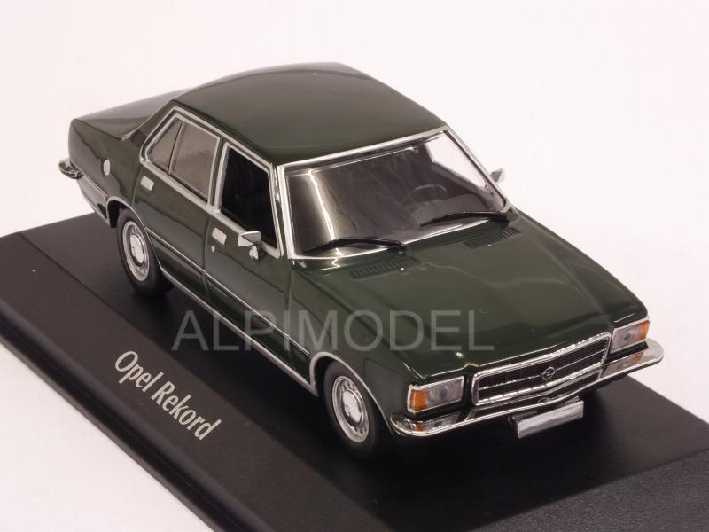 Opel Rekord D 1975 (Dark Green)  'Maxichamps' Edition - minichamps