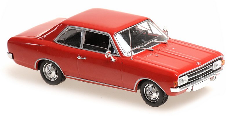 Opel Rekord C 1966 (Red)  'Maxichamps' Edition by minichamps