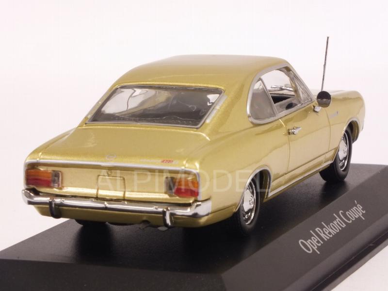 Opel Rekord C Coupe 1966 (Gold)  'Maxichamps' Edition - minichamps