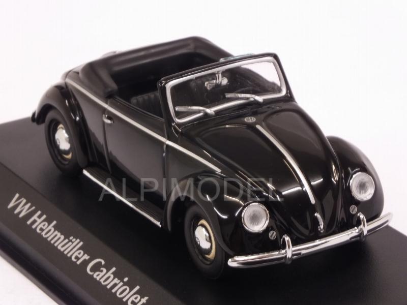 Volkswagen Hebmuller Cabriolet 1950 (Black)  'Maxichamps' Edition - minichamps