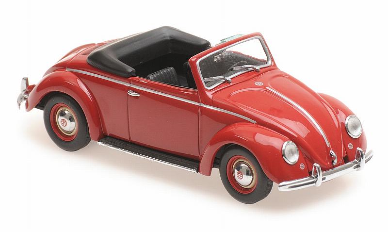 Volkswagen Hebmuller Cabriolet 1950 (Red)  'Maxichamps' Edition by minichamps