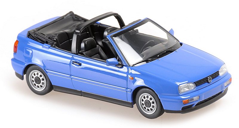 Volkswagen Golf Cabriolet 1997 (Blue)  'Maxichamps' Edition by minichamps