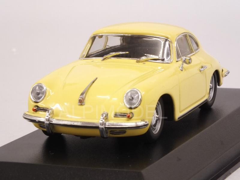 Porsche 356B Coupe 1961 (Yellow) 'Maxichamps' Edition by minichamps