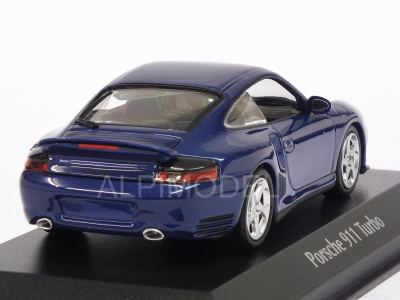 Porsche 911 Turbo (996) 1999 (Blue Metallic) 'Maxichamps' Edition - minichamps