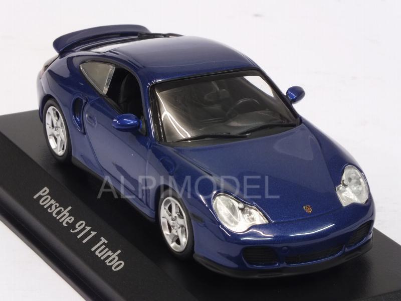 Porsche 911 Turbo (996) 1999 (Blue Metallic) 'Maxichamps' Edition - minichamps