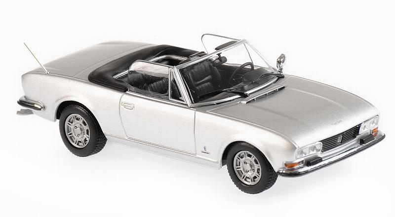 Peugeot 504 Cabriolet 1977 (Silver)  'Maxichamps' Edition by minichamps