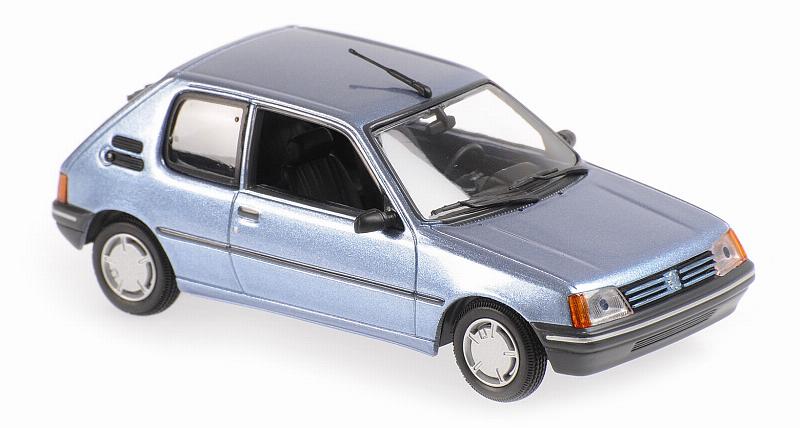 Peugeot 205 1990 (Blue Metallic) by minichamps