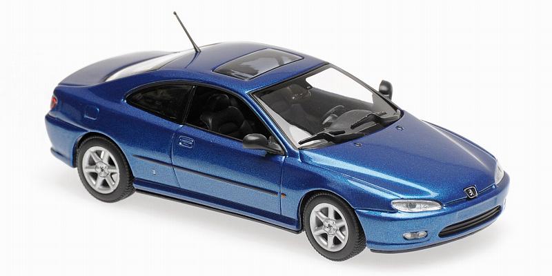 Peugeot 406 Coupe (Blue Metallic)  'Maxichamps' Edition by minichamps