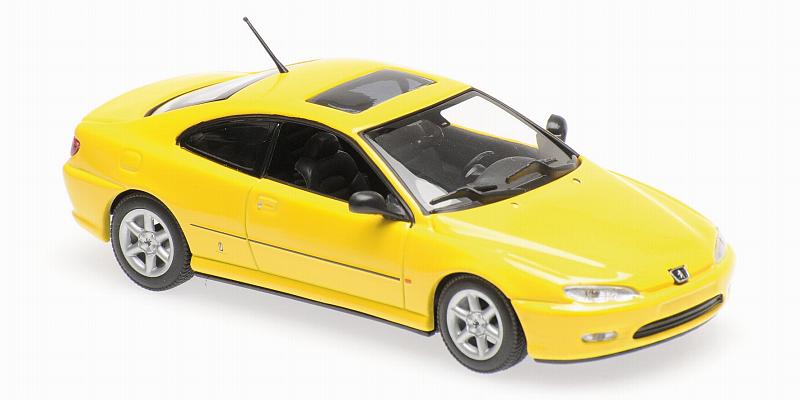 Peugeot 406 Coupe (Yellow)  'Maxichamps' Edition by minichamps