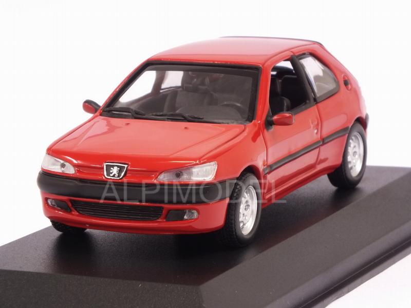 Peugeot 306 1998 (Red)  'Maxichamps' Edition by minichamps