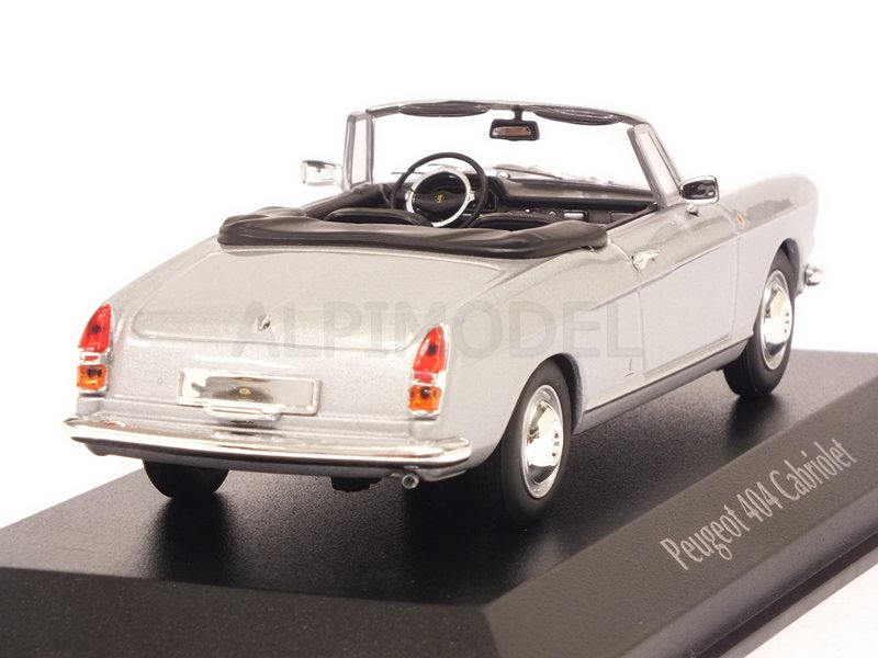 Peugeot 404 Cabriolet 1962 (Silver)  'Maxichamps' Edition - minichamps