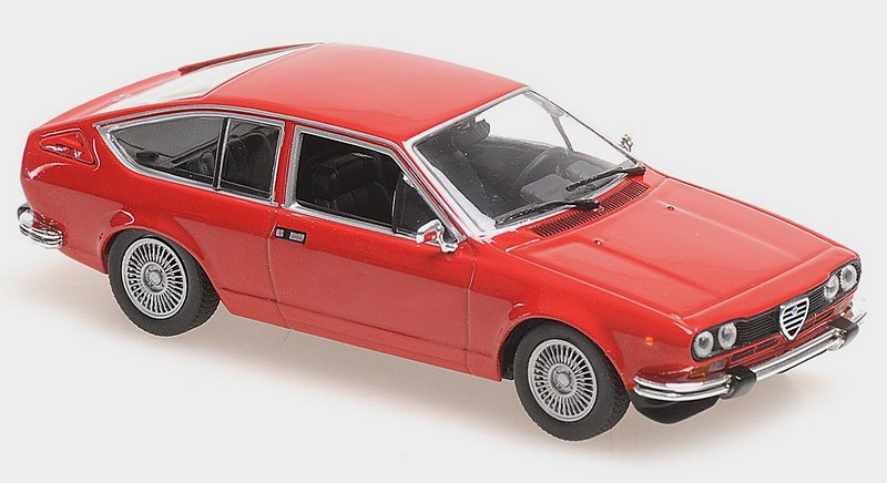 Alfa Romeo Alfetta GTV 1976 (Red) 'Maxichamps' Edition by minichamps