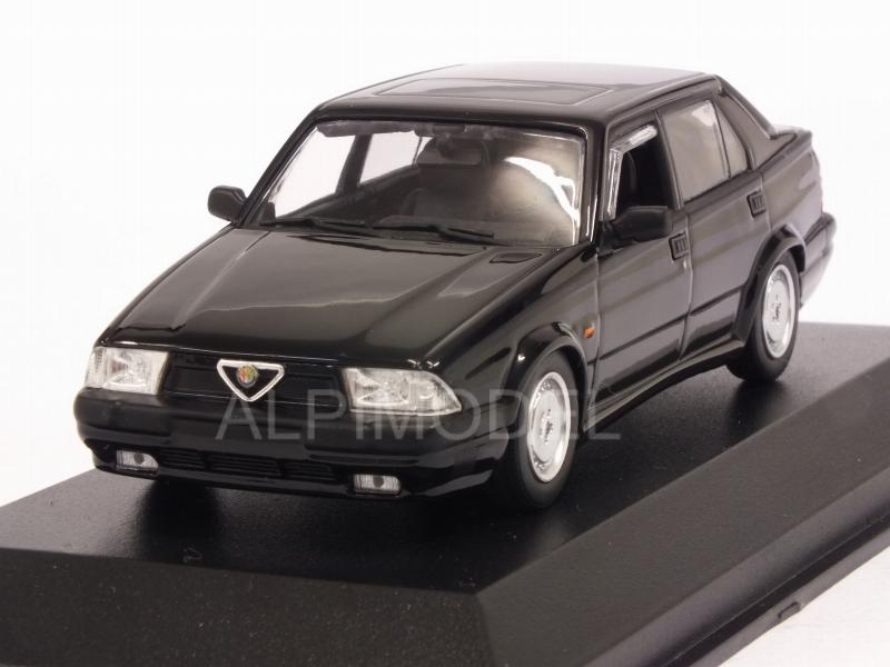 Alfa Romeo 75 V6 3.0 America 1987 (Black) by minichamps