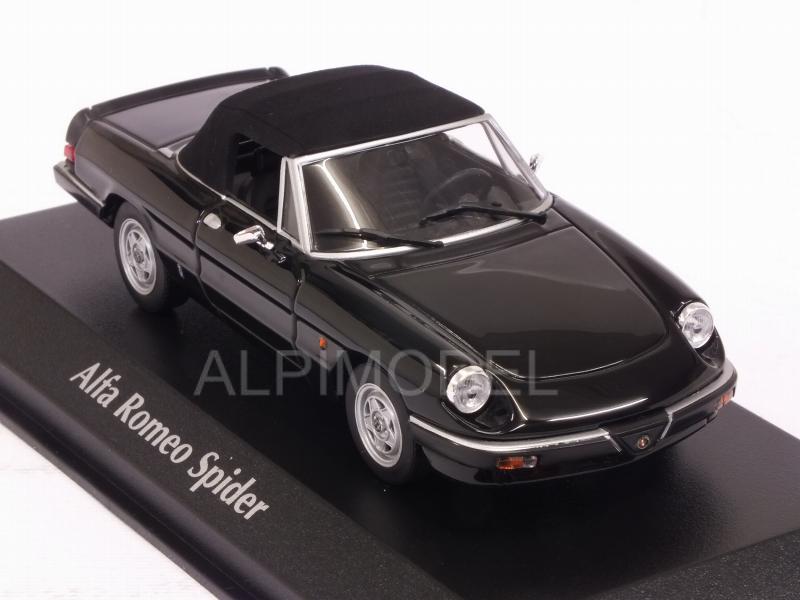 Alfa Romeo Spider 1983 (Black)  'Maxichamps' Edition - minichamps