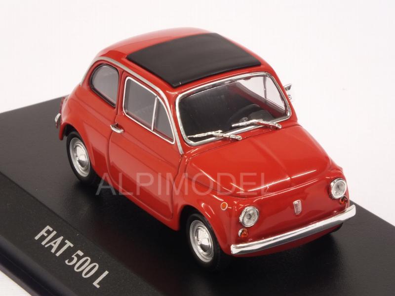 Fiat 500 L 1965 (Red) 'Maxichamps' Edition - minichamps