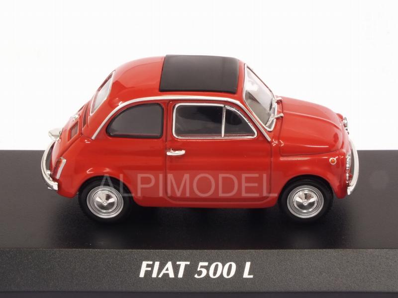 Fiat 500 L 1965 (Red) 'Maxichamps' Edition - minichamps