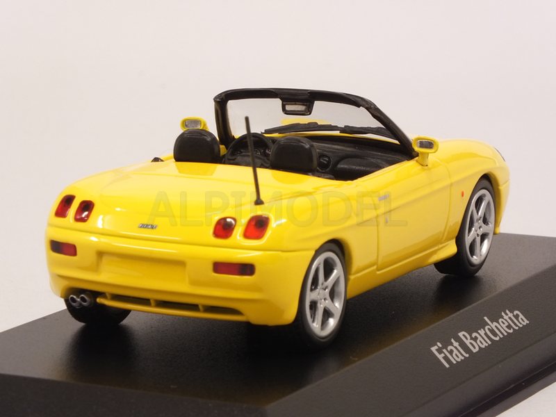 Fiat Barchetta 1995 (Yellow) 'Maxichamps' Edition - minichamps