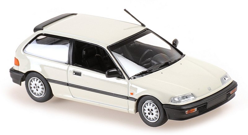 Honda Civic 1990 (White) 'Maxichamps' Edition by minichamps