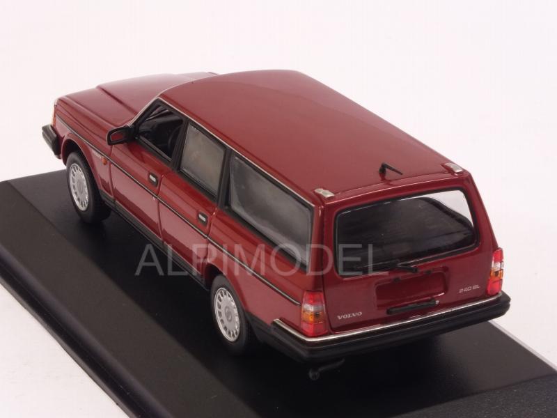 Volvo 240 GL Break 1986 (Dark Red Metallic)  'Maxichamps' Edition - minichamps