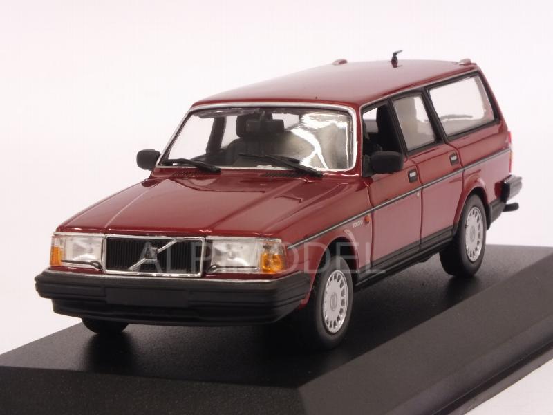 Volvo 240 GL Break 1986 (Dark Red Metallic)  'Maxichamps' Edition by minichamps