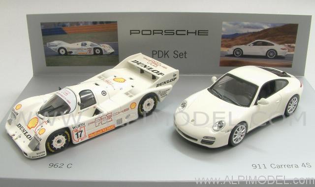 Porsche PDK Set - 962C - 911 Carrera 4S by minichamps