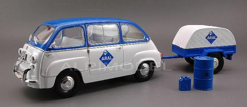 Fiat 600 Multipla ARAL with trailer by miniminiera