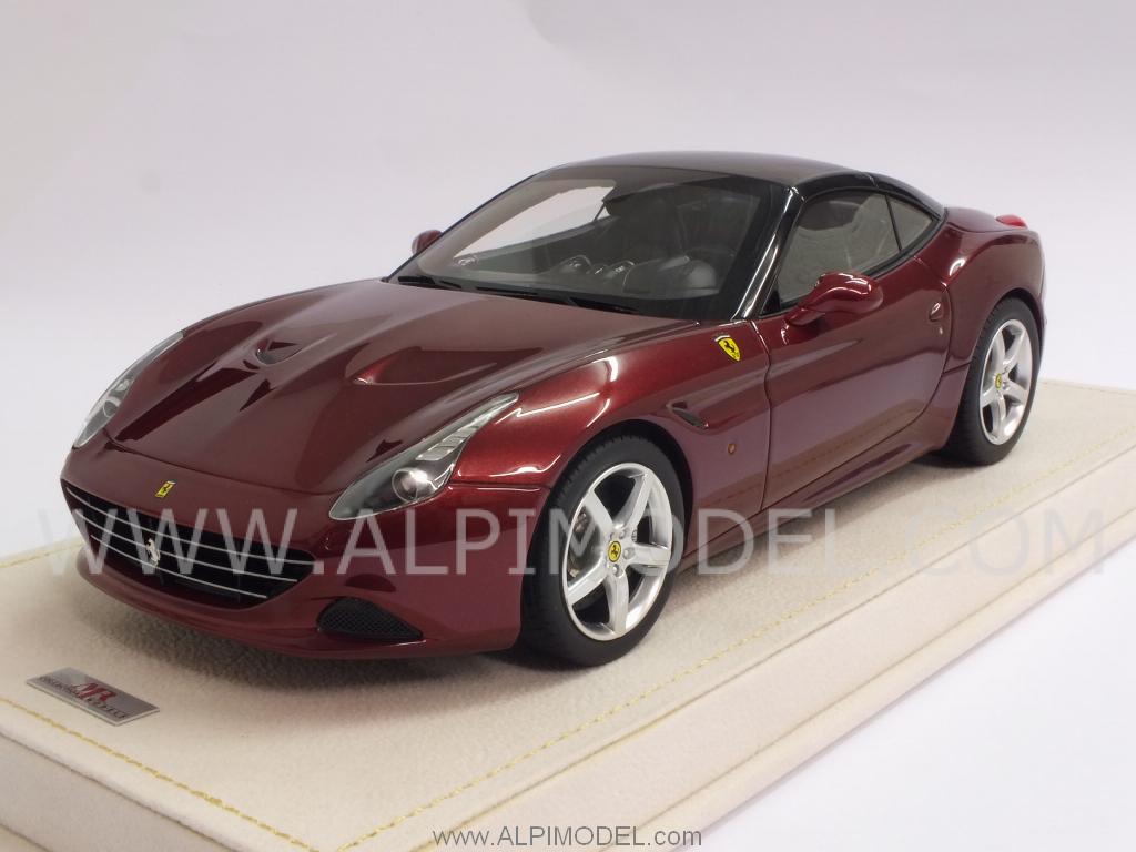 Ferrari California T 2014 closed (Rosso California)   with display case by mr-collection