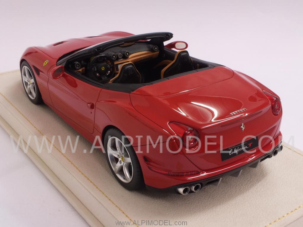 Ferrari California T 2014 open (Rosso Corsa)  with display case - mr-collection