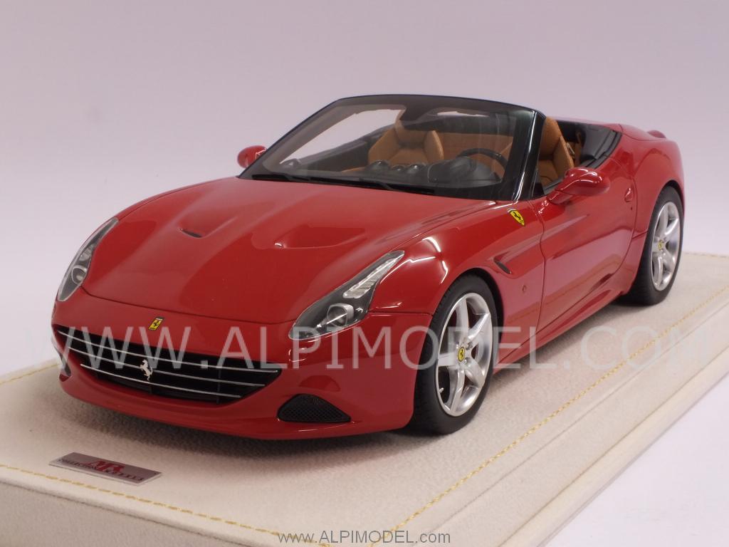 Ferrari California T 2014 open (Rosso Corsa)  with display case by mr-collection