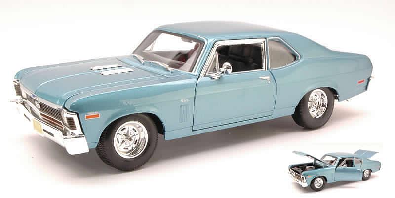 Chevrolet Nova SS Coupe 1970 (Light Metallic Blue) by maisto