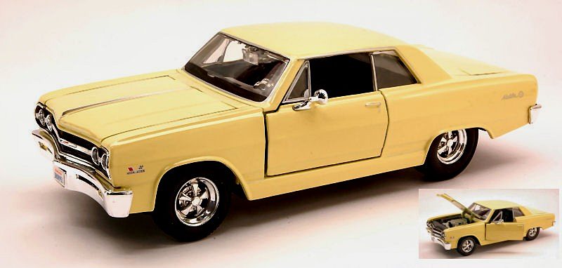 Chevrolet Malibu SS 1965 (Light Yellow) by maisto