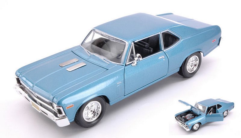 Chevrolet Nova SS 1970 (Metallic Light Blue) by maisto