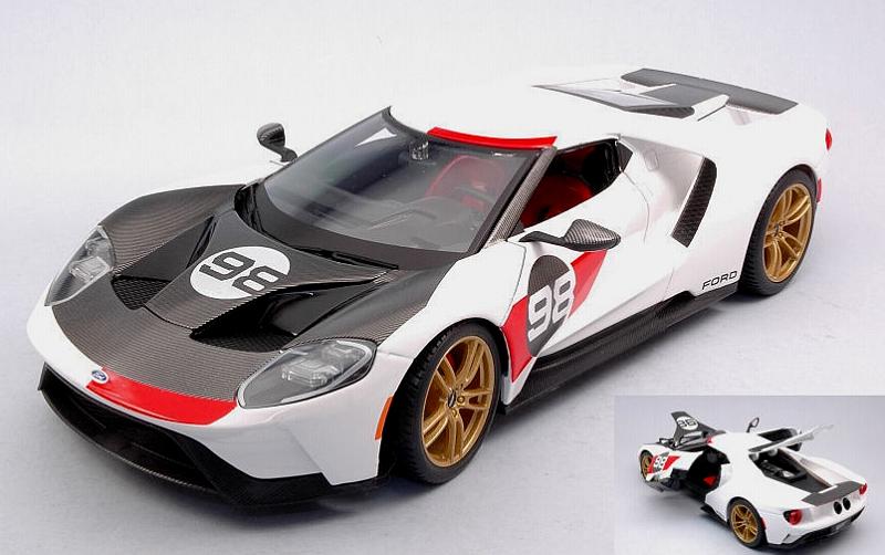 Ford GT 2021 Ford Heritage #98 (White) by maisto