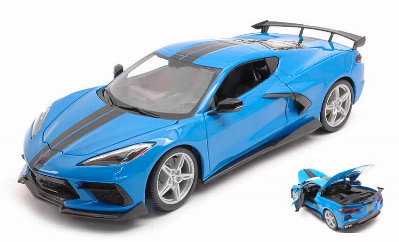 Chevrolet Corvette Stingray (high wing) 2020 (Blue) by maisto