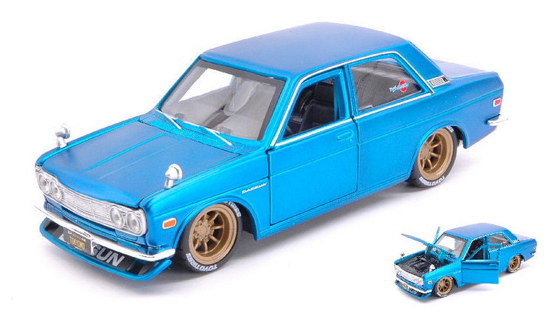 Datsun 510 Custom 1971 (Blue) by maisto