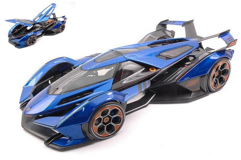 Lamborghini V12 Vision Gran Turismo 2021 (Blue) by maisto