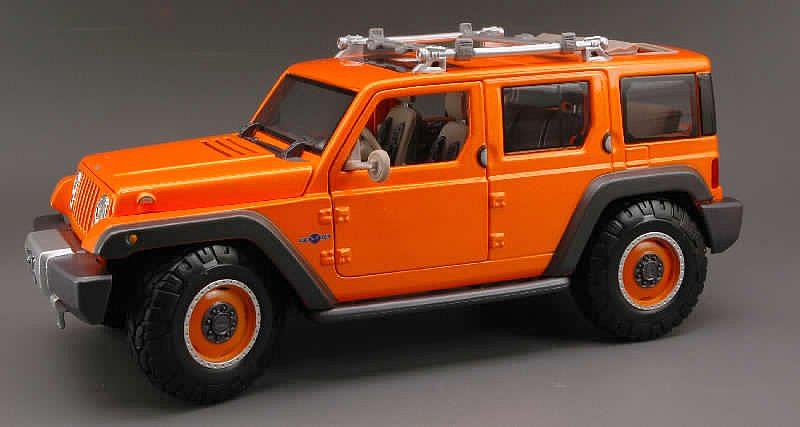 Jeep Rescue 2005 (Orange Metallic) by maisto