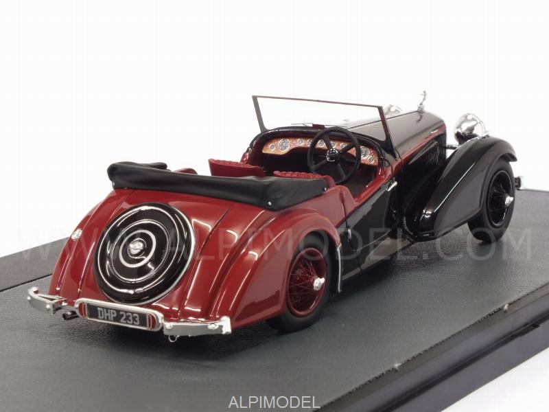 Alvis 4.3 Litre Vanden Plas Tourer 1938 (Red/Black) - matrix-models