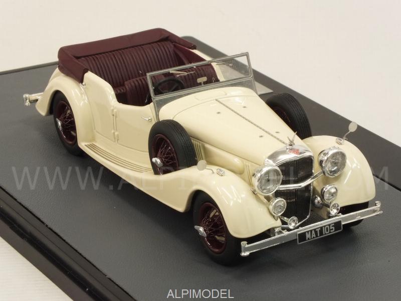 Alvis 4.3 Litre Cross-Ellis Tourer 1938 (White/Brown) - matrix-models