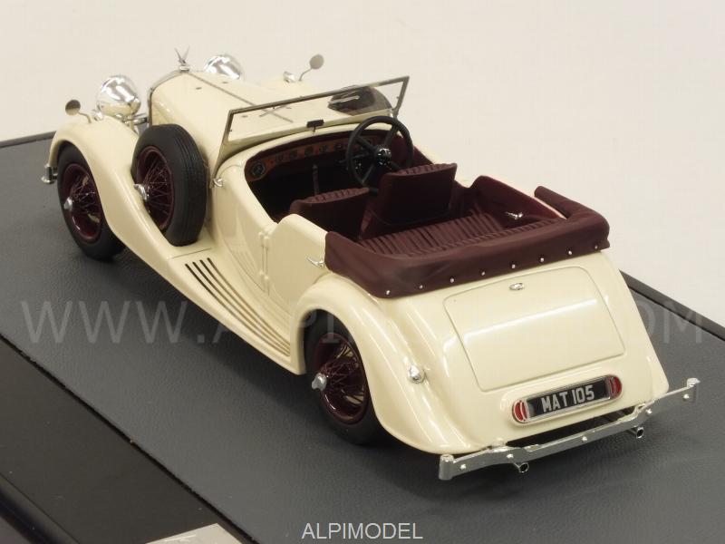 Alvis 4.3 Litre Cross-Ellis Tourer 1938 (White/Brown) - matrix-models